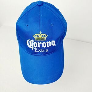 Corona Extra Father's Day Adjustable‎ Baseball Hat Blue White EUC